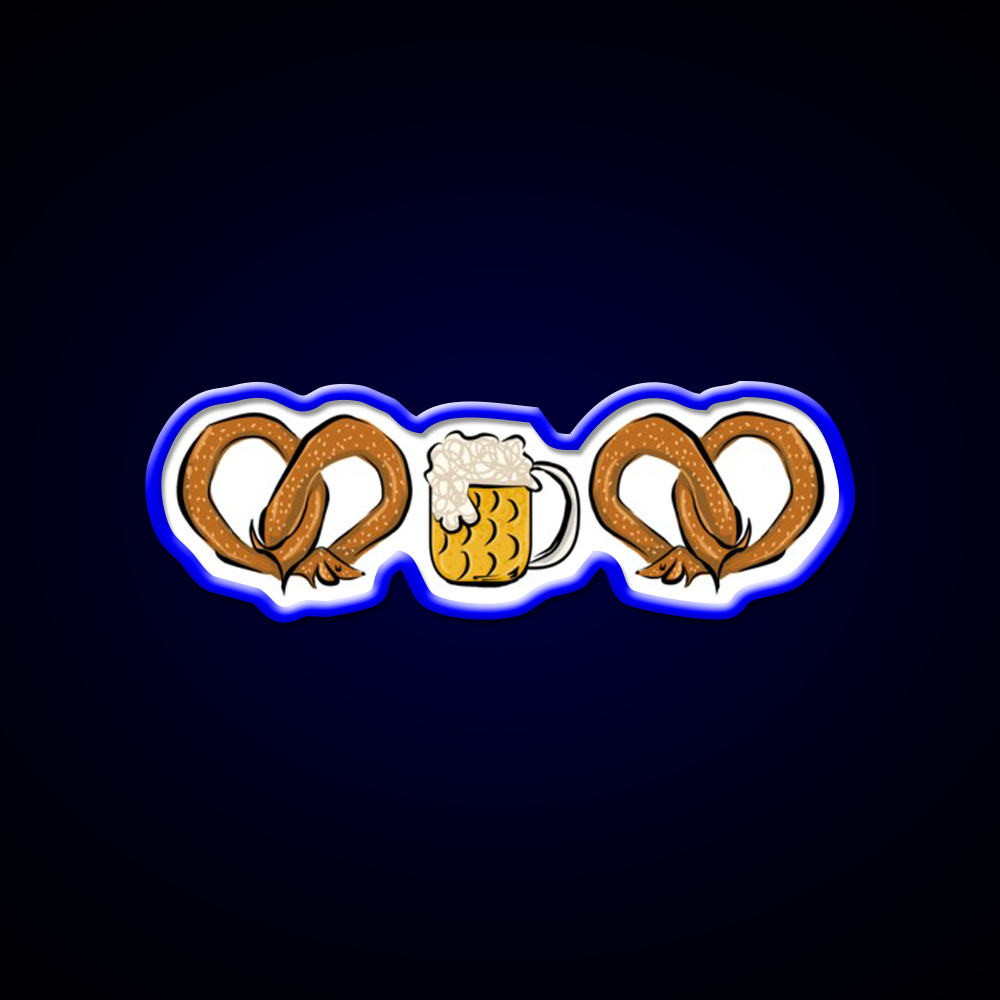 Pretzel Dog Beer Bar Decor Led Neon Sign Rgb Color - LED neon sign view 5