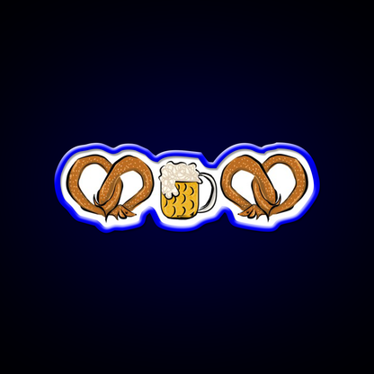 Pretzel Dog Beer Bar Decor Led Neon Sign Rgb Color - LED neon sign view 5