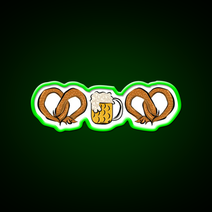 Pretzel Dog Beer Bar Decor Led Neon Sign Rgb Color - LED neon sign view 8