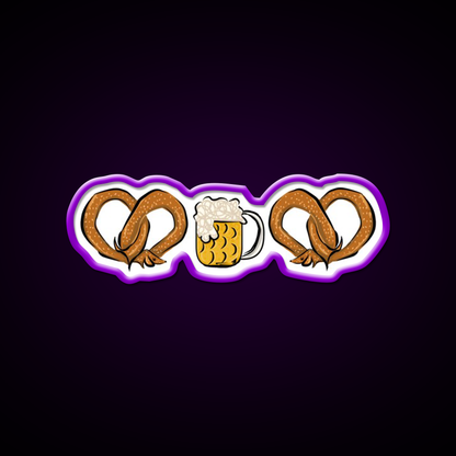 Pretzel Dog Beer Bar Decor Led Neon Sign Rgb Color - LED neon sign view 9