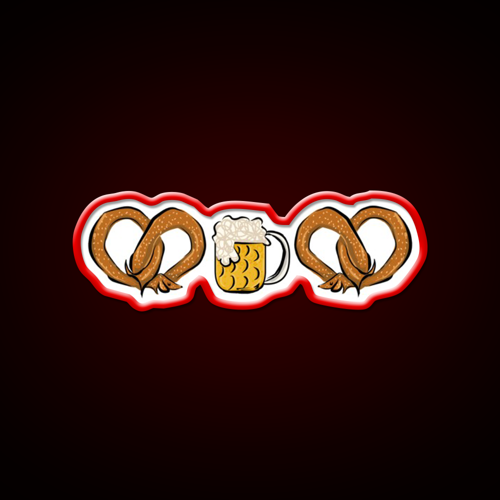 Pretzel Dog Beer Bar Decor Led Neon Sign Rgb Color - LED neon sign view 10