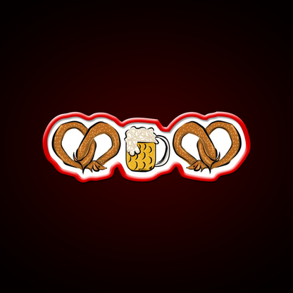 Pretzel Dog Beer Bar Decor Led Neon Sign Rgb Color - LED neon sign view 10