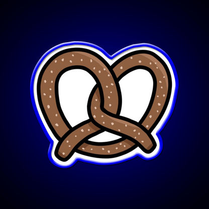 Pretzel Snack Food Led Neon Sign For Food Counter Rgb Color - Shineneon