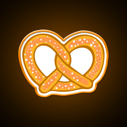 Pretzel Snack Food Led Neon Sign For Snack Kitchen Rgb Color - Shineneon