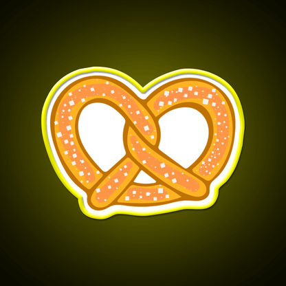 Pretzel Snack Food Led Neon Sign For Snack Kitchen Rgb Color - Shineneon