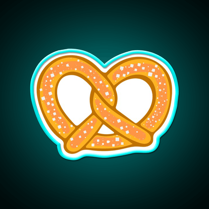 Pretzel Snack Food Led Neon Sign For Snack Kitchen Rgb Color - Shineneon
