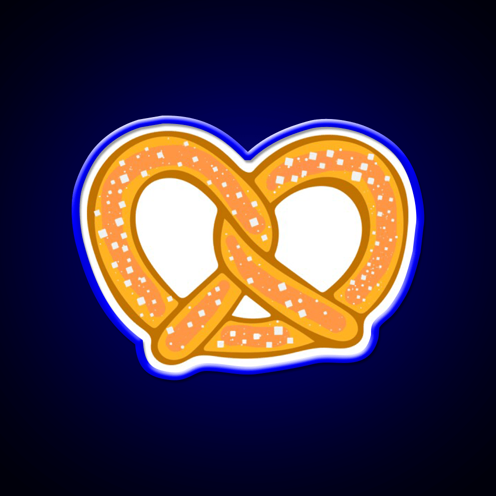Pretzel Snack Food Led Neon Sign For Snack Kitchen Rgb Color - Shineneon