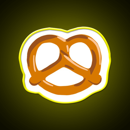 Pretzel Snack Food Led Neon Sign For Snack Room Rgb Color - Shineneon