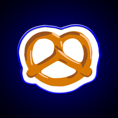Pretzel Snack Food Led Neon Sign For Snack Room Rgb Color - Shineneon