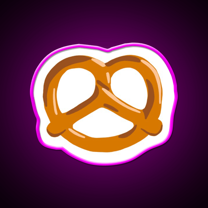 Pretzel Snack Food Led Neon Sign For Snack Room Rgb Color - Shineneon