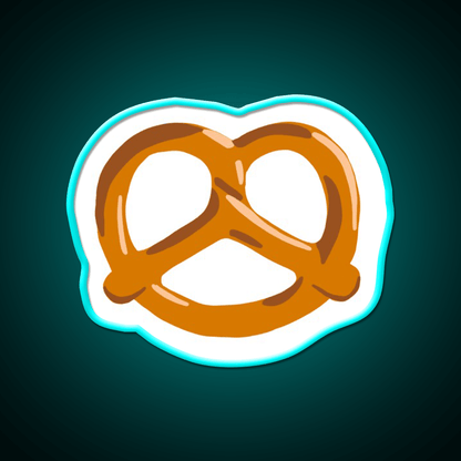 Pretzel Snack Food Led Neon Sign For Snack Room Rgb Color - Shineneon