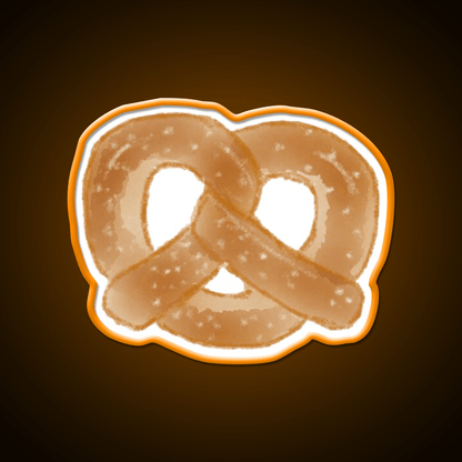 Pretzel Snack Food Led Neon Sign For Vending Area Rgb Color - Shineneon