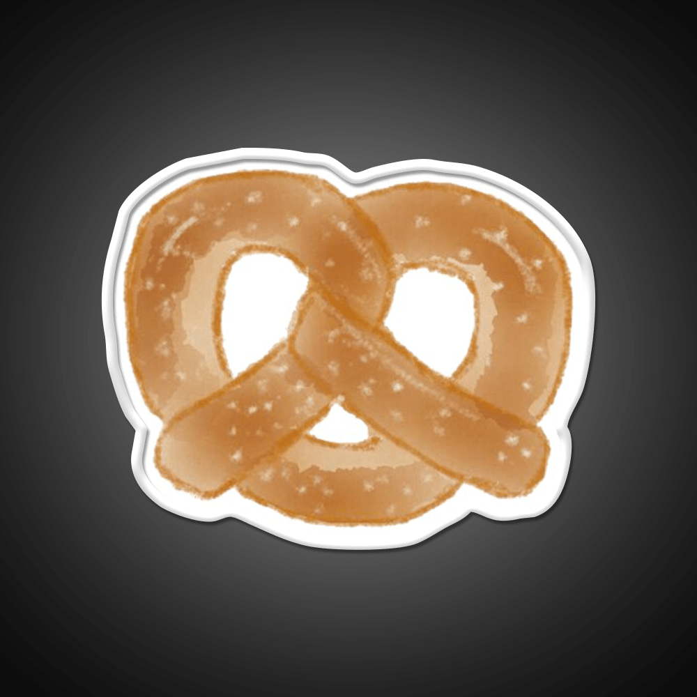 Pretzel Snack Food Led Neon Sign For Vending Area Rgb Color - Shineneon