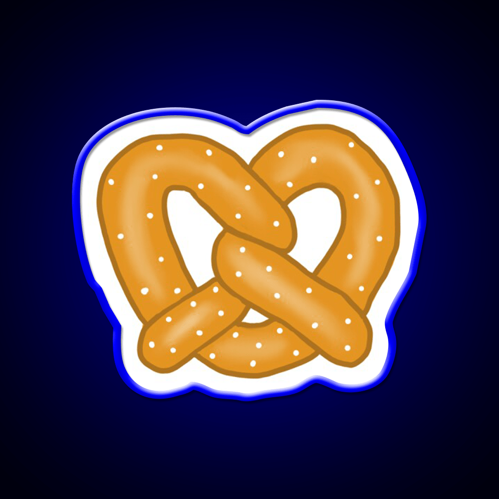 Pretzel Snack Food Led Neon Sign Rgb Color - Shineneon