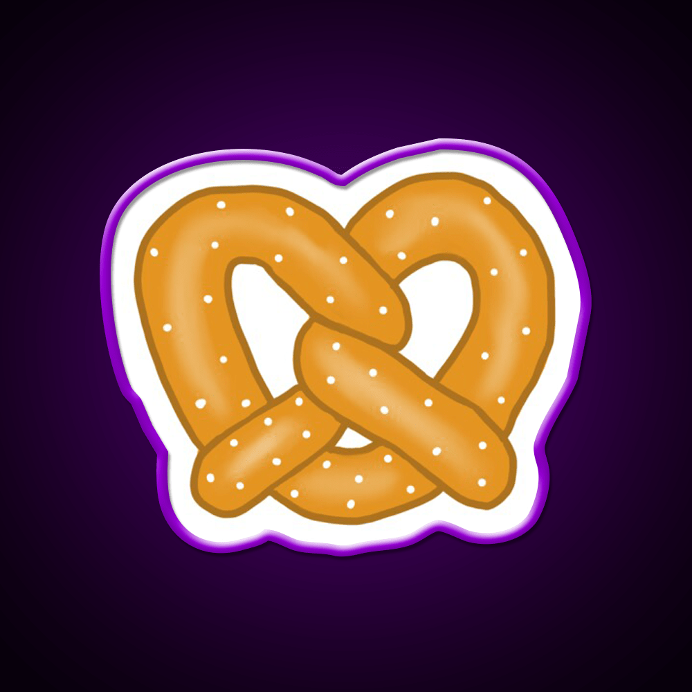 Pretzel Snack Food Led Neon Sign Rgb Color - Shineneon