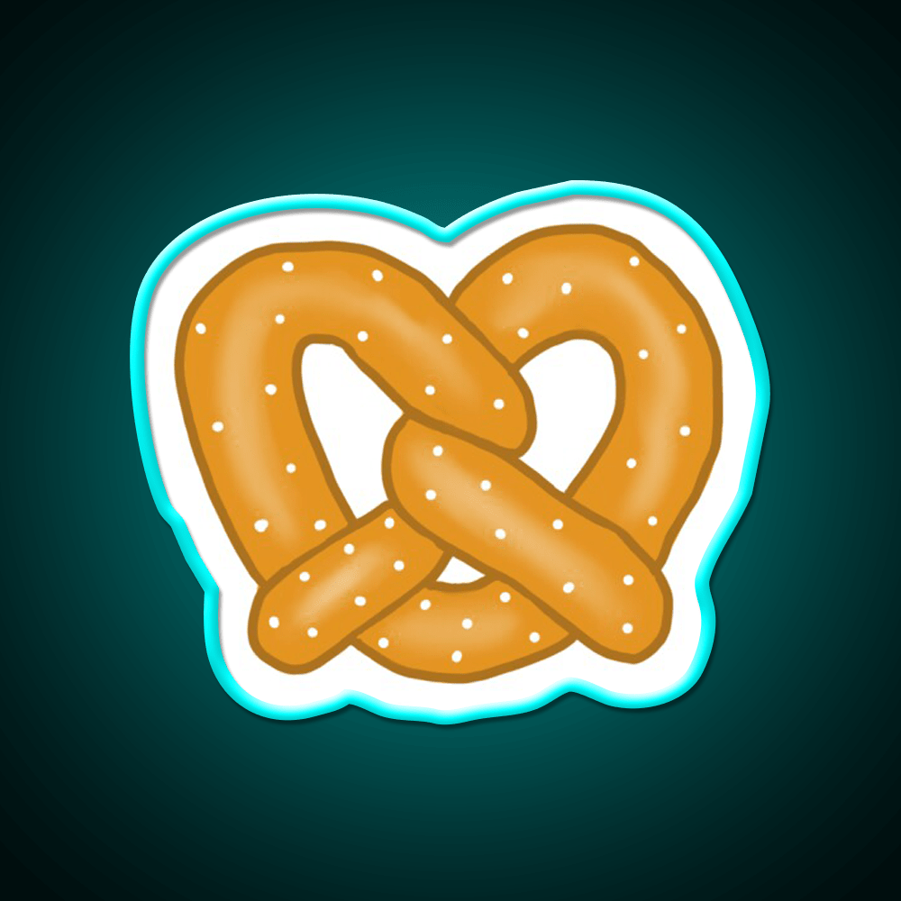 Pretzel Snack Food Led Neon Sign Rgb Color - Shineneon