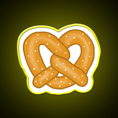 Pretzel Snack Food Led Neon Sign Rgb Color - Shineneon