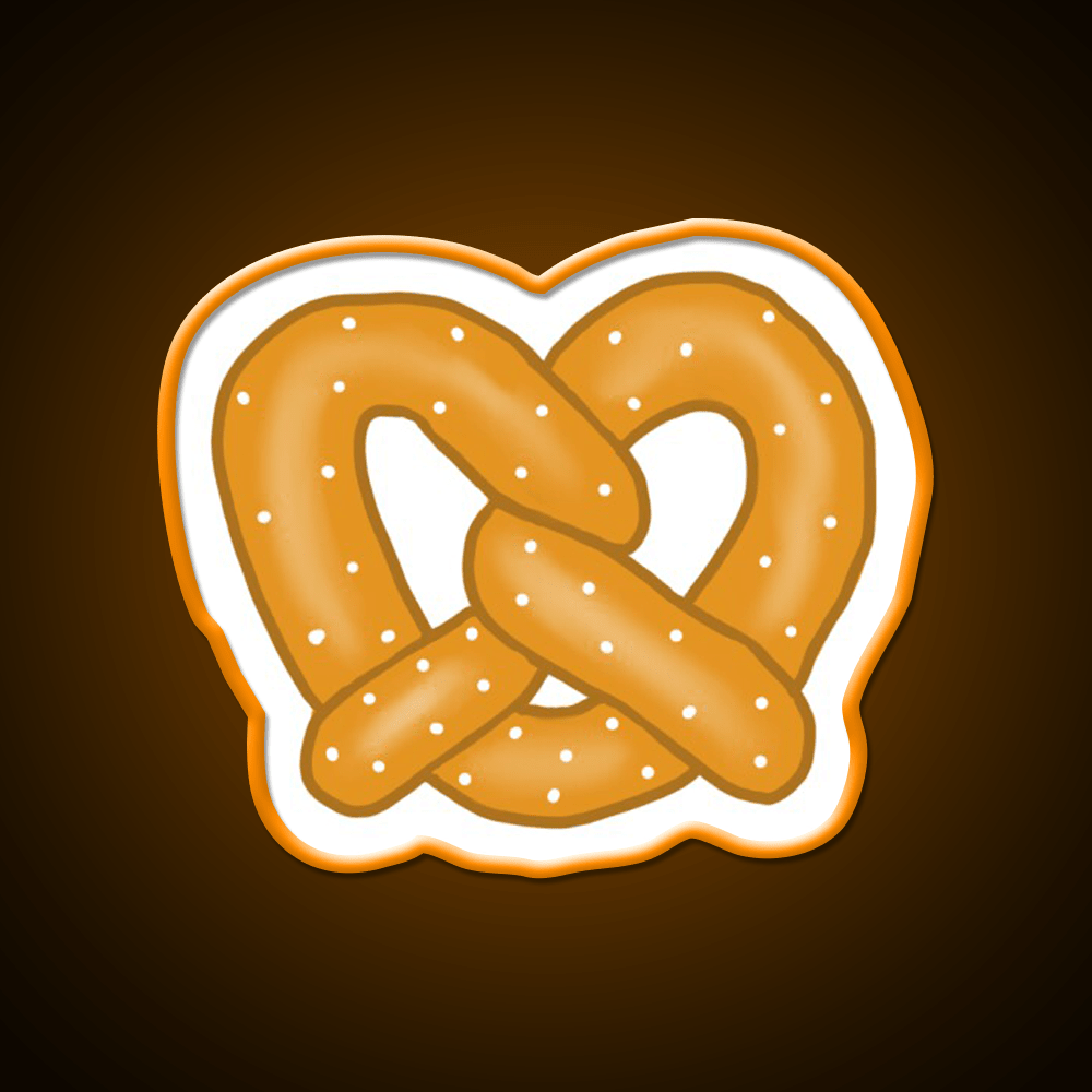 Pretzel Snack Food Led Neon Sign Rgb Color - Shineneon