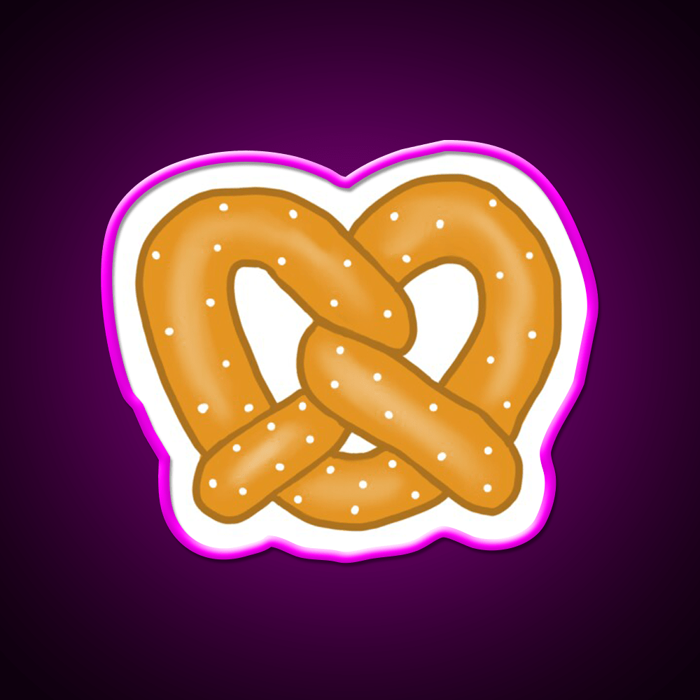 Pretzel Snack Food Led Neon Sign Rgb Color - Shineneon