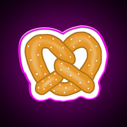 Pretzel Snack Food Led Neon Sign Rgb Color - Shineneon