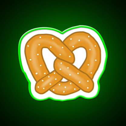 Pretzel Snack Food Led Neon Sign Rgb Color - Shineneon