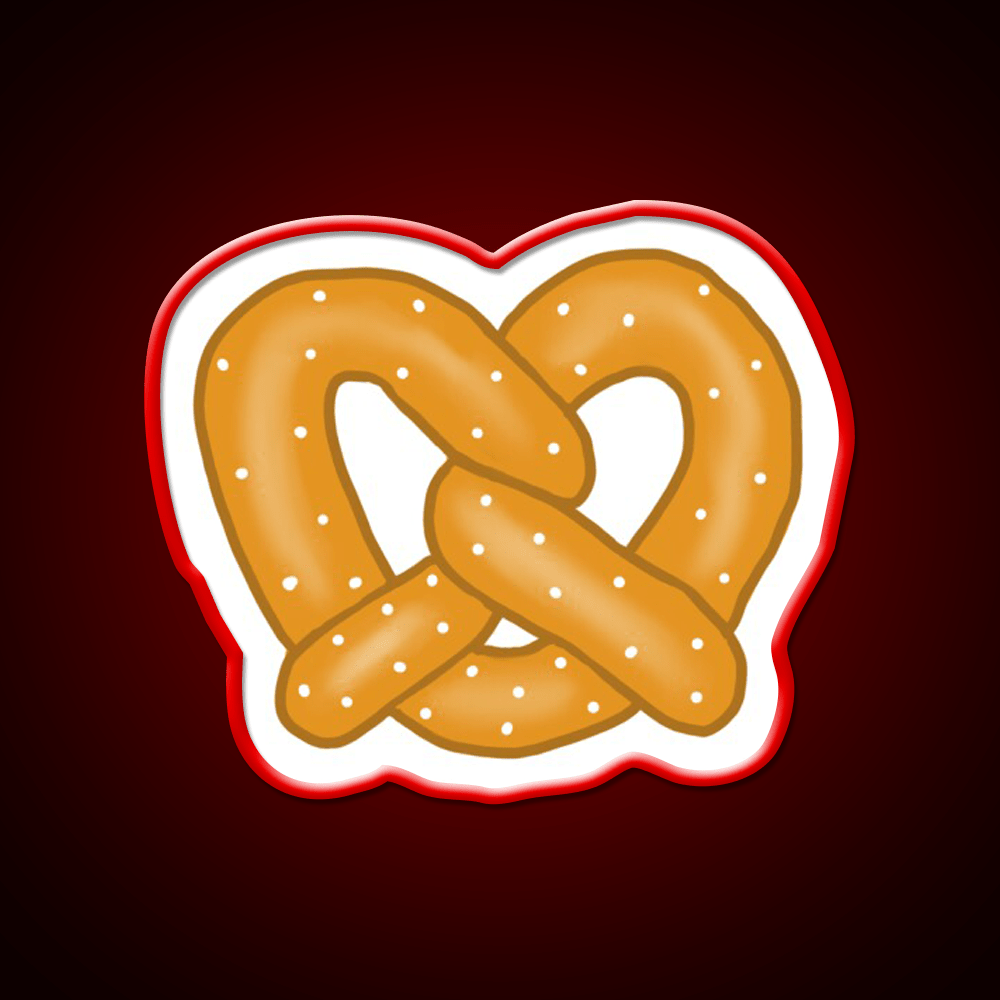 Pretzel Snack Food Led Neon Sign Rgb Color - Shineneon