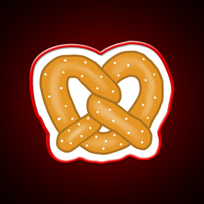 Pretzel Snack Food Led Neon Sign Rgb Color - Shineneon