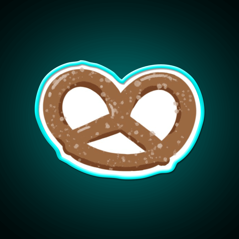 Pretzels Salty Snacks Movie Night Snack Food Led Neon Sign Rgb Color - Shineneon