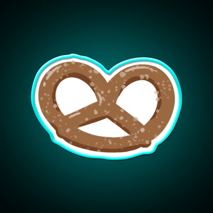 Pretzels Salty Snacks Movie Night Snack Food Led Neon Sign Rgb Color - Shineneon