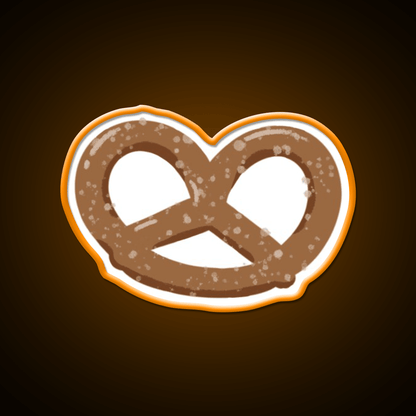 Pretzels Salty Snacks Movie Night Snack Food Led Neon Sign Rgb Color - Shineneon