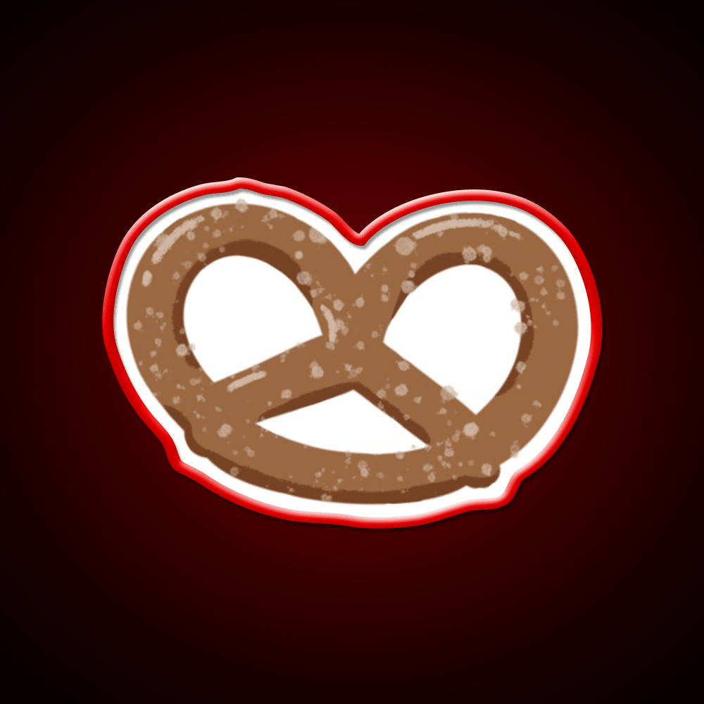 Pretzels Salty Snacks Movie Night Snack Food Led Neon Sign Rgb Color - Shineneon