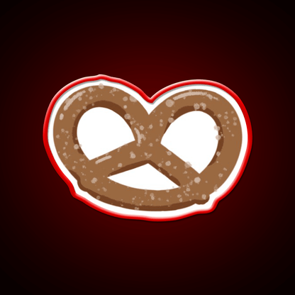 Pretzels Salty Snacks Movie Night Snack Food Led Neon Sign Rgb Color - Shineneon