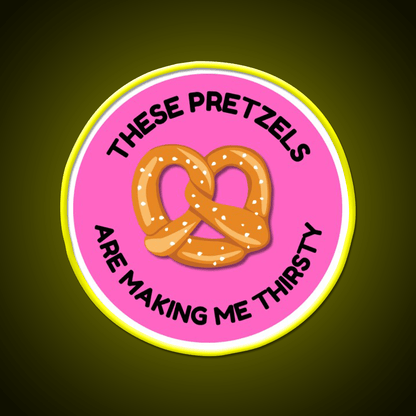 Pretzels Snack Food Led Neon Sign Rgb Color - Shineneon