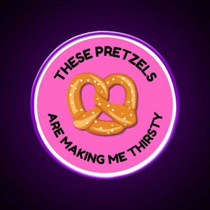 Pretzels Snack Food Led Neon Sign Rgb Color - Shineneon