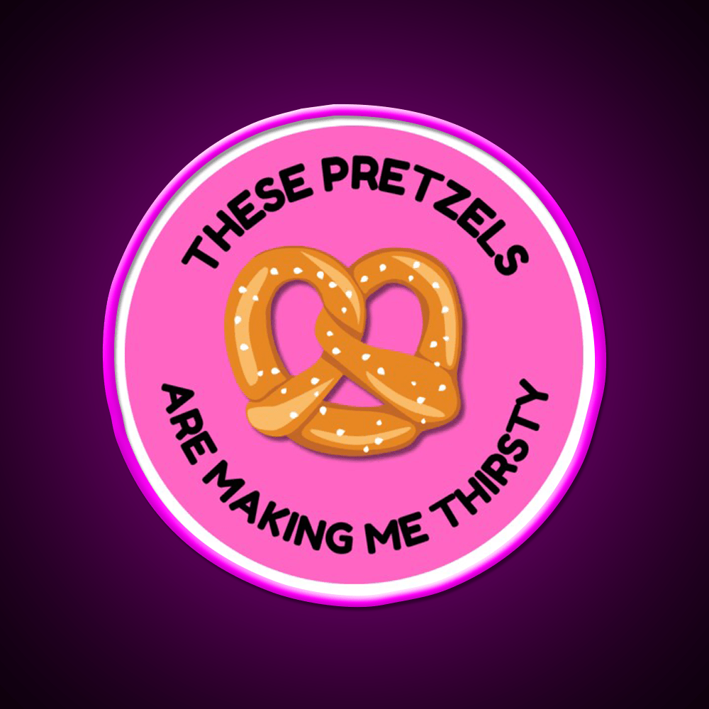 Pretzels Snack Food Led Neon Sign Rgb Color - Shineneon