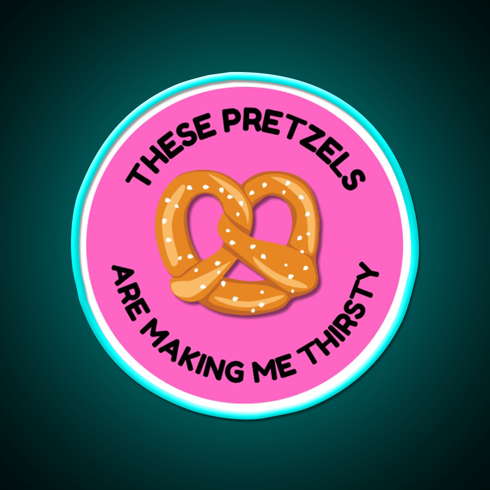 Pretzels Snack Food Led Neon Sign Rgb Color - Shineneon