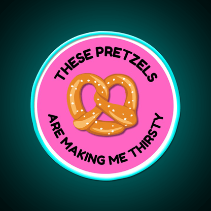 Pretzels Snack Food Led Neon Sign Rgb Color - Shineneon
