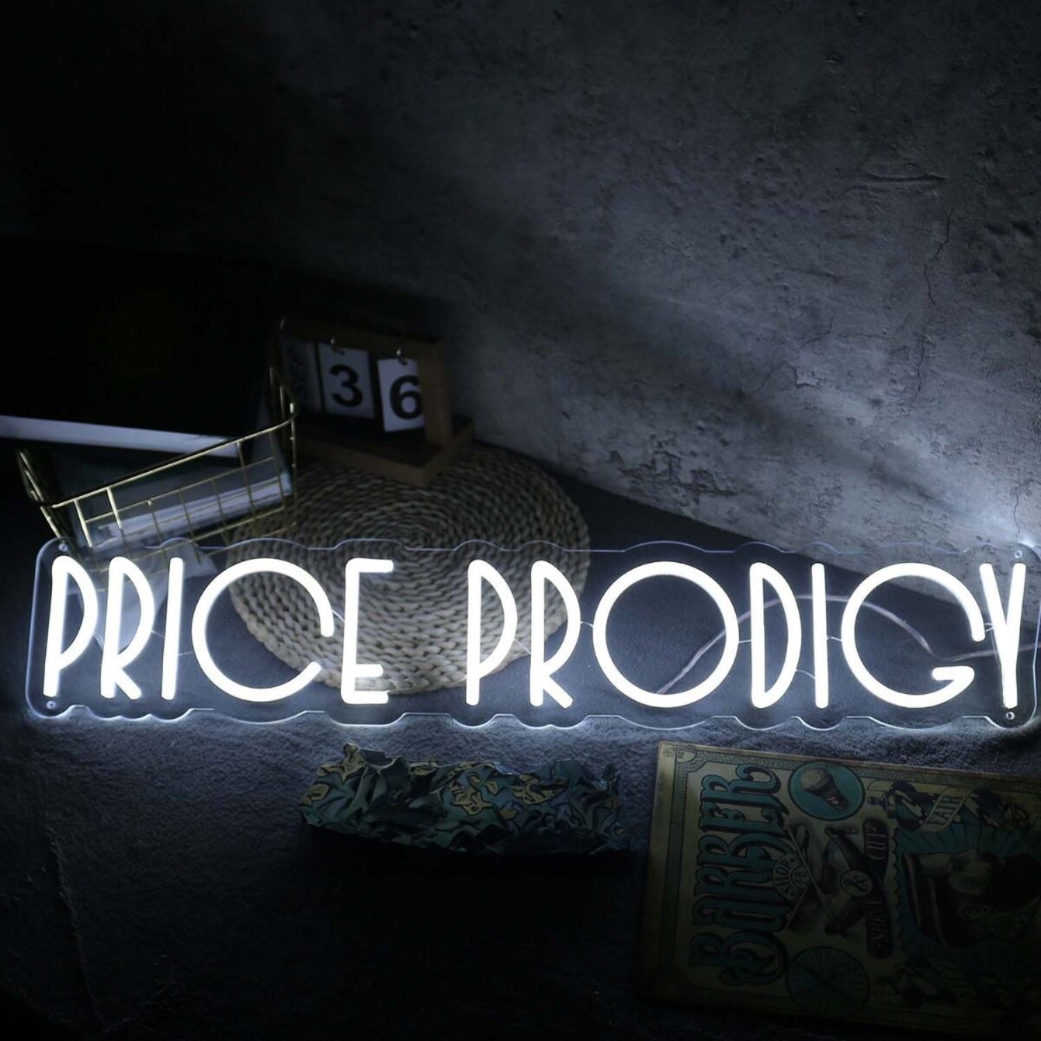 Price Prodigy White Led Neon Sign - Shineneon