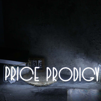 Price Prodigy White Led Neon Sign - Shineneon