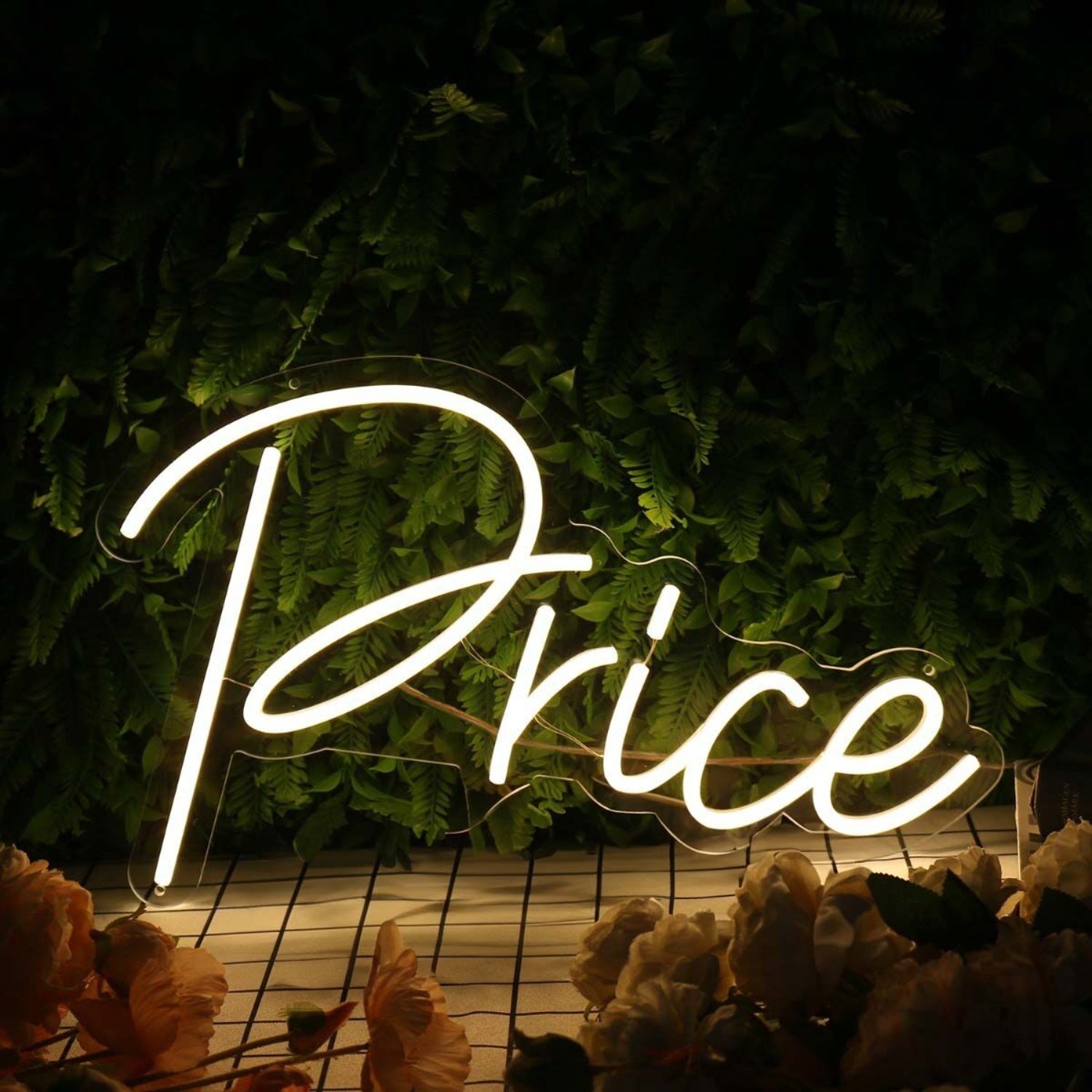 Price Yellow Led Neon Sign - Shineneon