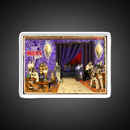 Pricks Bar Man Cave Bar Led Neon Sign Rgb Color