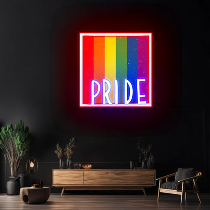 Pride Flag Artwork Custom Neon Signs - Shineneon