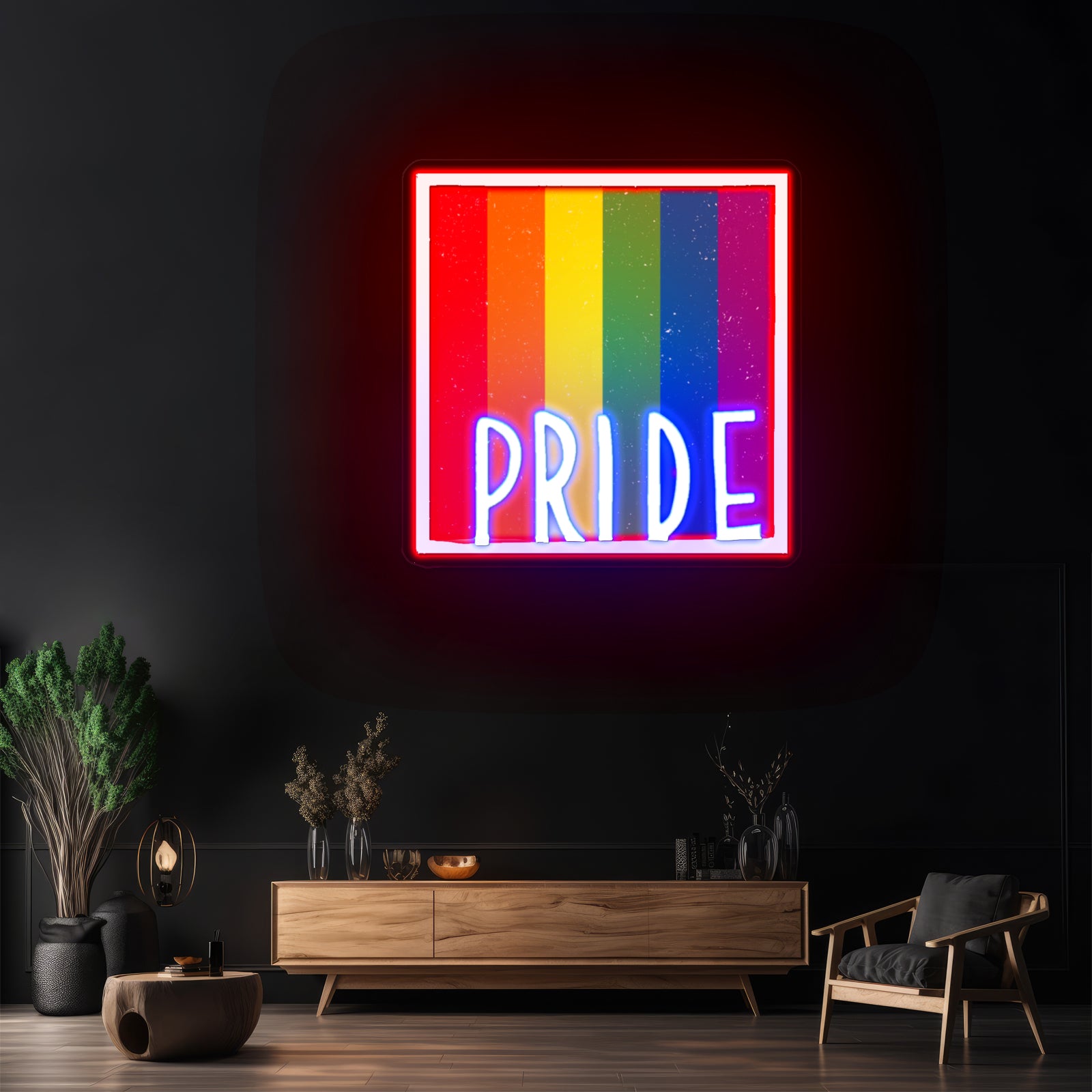 Pride Flag Artwork Custom Neon Signs