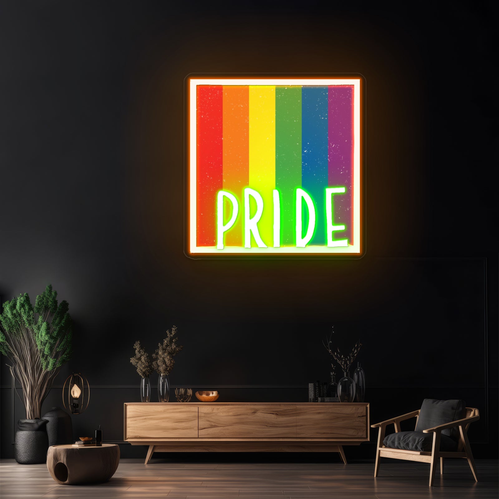 Pride Flag Artwork Custom Neon Signs