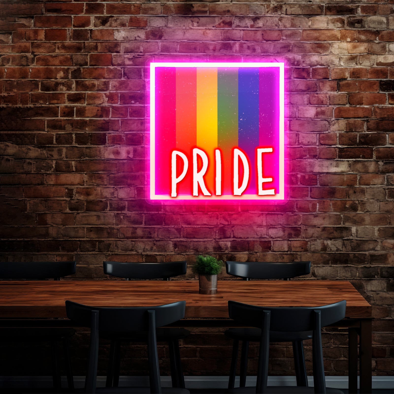 Pride Flag Artwork Custom Neon Signs