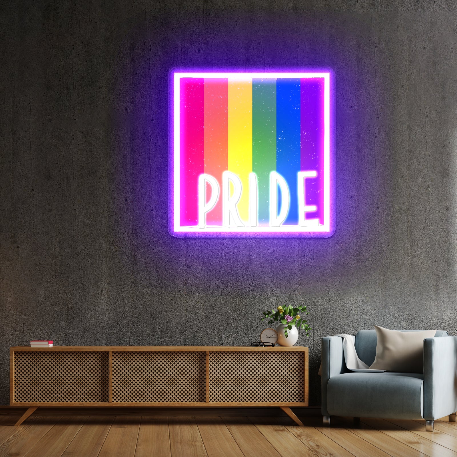 Pride Flag Artwork Custom Neon Signs