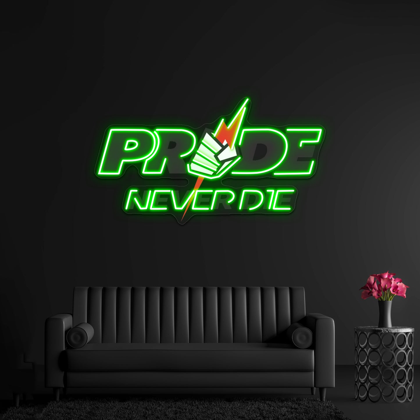 Pride Never Die Artwork Led Signs For Bedroom