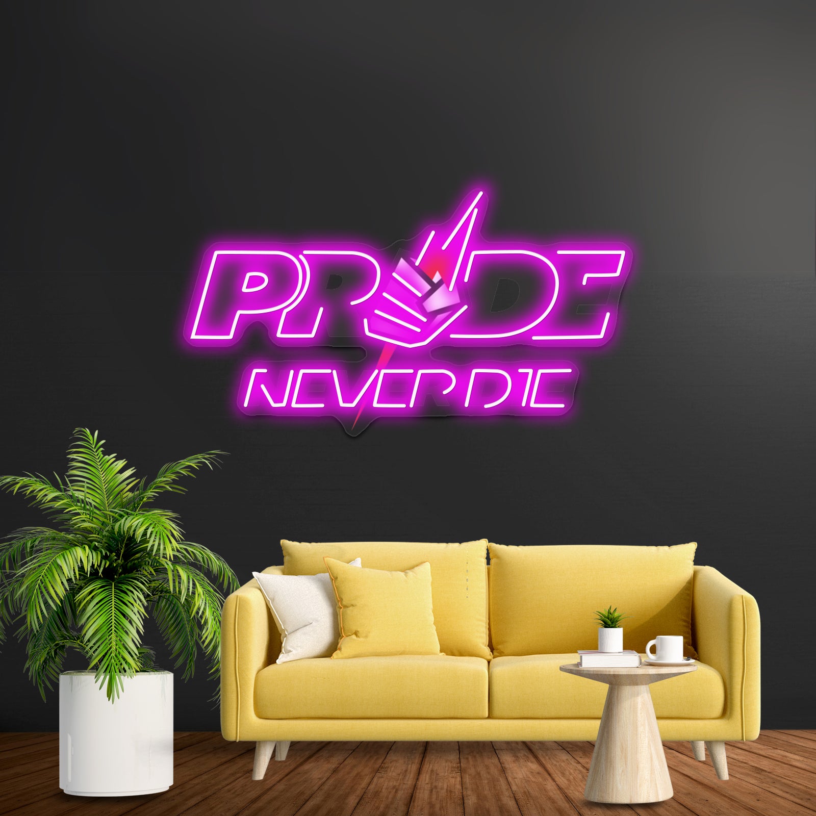 Pride Never Die Artwork Led Signs For Bedroom | Shineneon