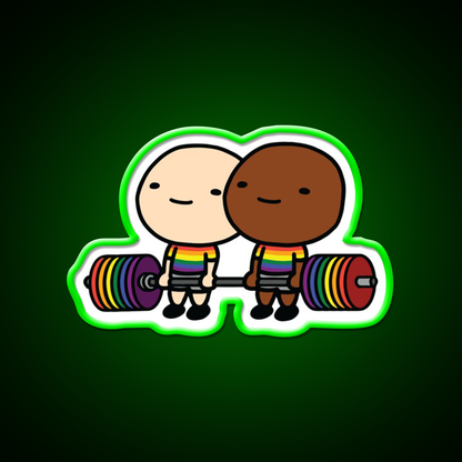 Pride Strong Gym Fitness Led Neon Sign Rgb Color