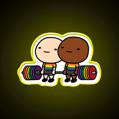 Pride Strong Gym Fitness Led Neon Sign Rgb Color